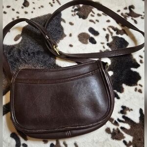 Coach Dark Brown Leather